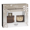 AMBER POWDER HOLLY Candle and Diffuser Gift Set By Maison Berger