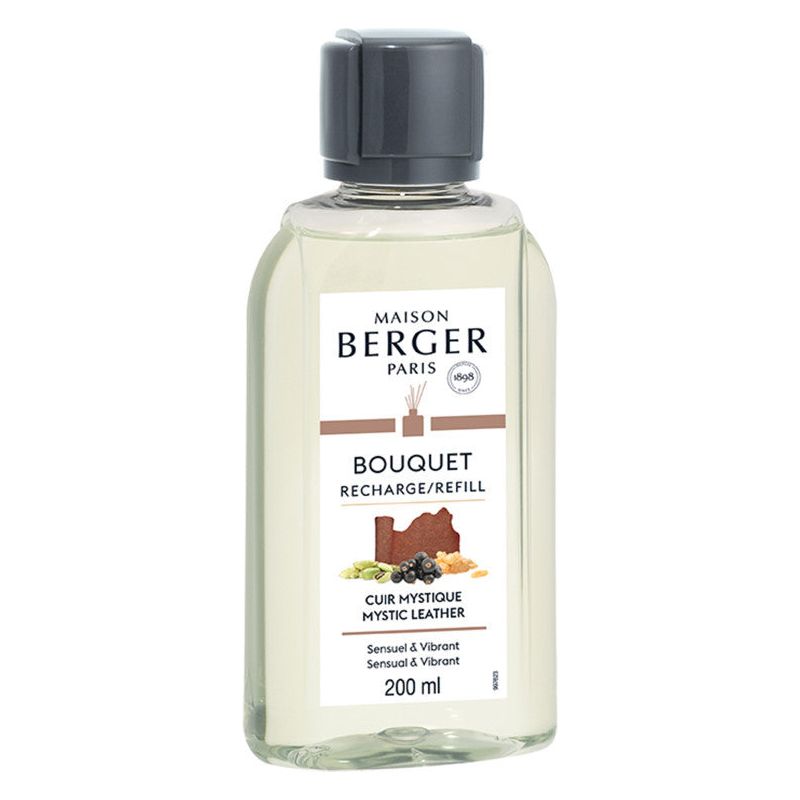 MYSTIC LEATHER 200Ml REFILL Reed Diffuser Perfume by Maison Berger