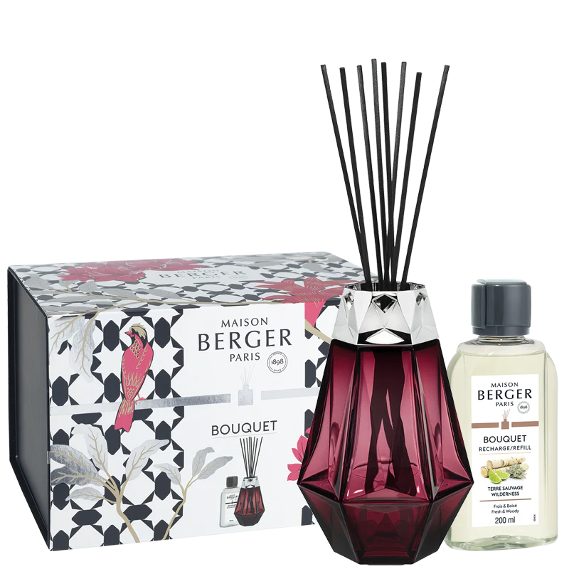 WILDERNESS PRISME RED Reed Bouquet by Parfum Lampe Berger -SALE