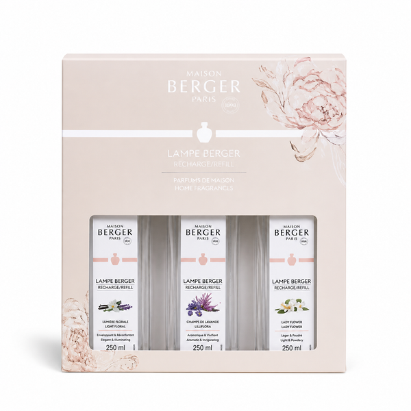 Maison Berger Ophelia Floral Fragrance Trio Sampler Fragrance Oil