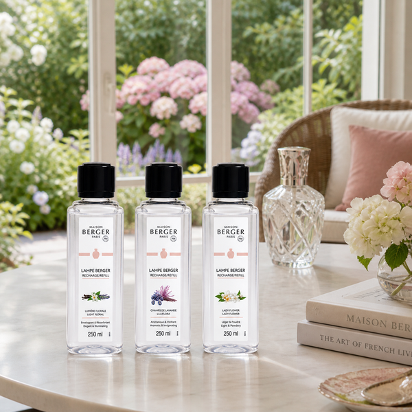 Maison Berger Ophelia Floral Fragrance Trio Sampler Fragrance Oil