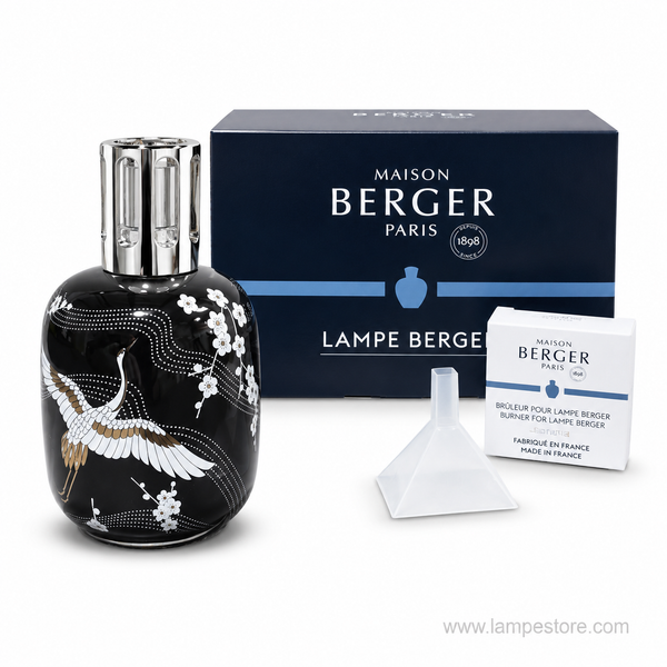 SAKURA Black Porcelain Maison Berger Lampe 4909 | Lampe Store