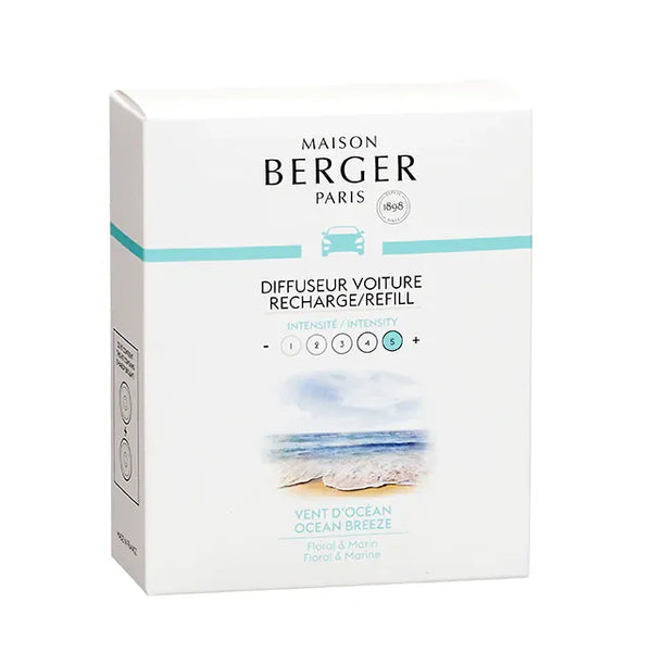 OCEAN BREEZE Car Fragrance Refill - Set of 2 Discs by Maison Berger