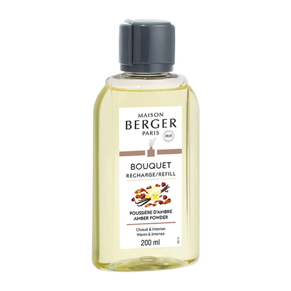 AMBER POWDER 200Ml REFILL Reed Diffuser Perfume by Maison Berger