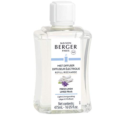 FRESH LINEN Refill for Maison Berger ELECTRONIC DIFFUSER - 475Ml