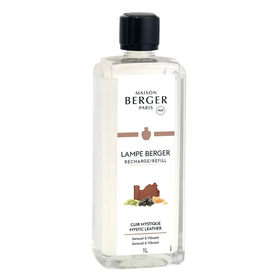 Mystic Leather - Lampe Maison Berger Fragrance - 1 Litre