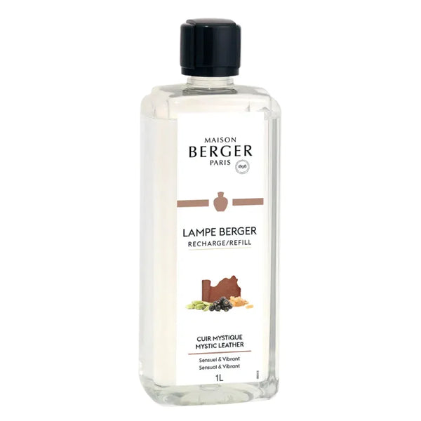 Mystic Leather - Lampe Maison Berger Fragrance - 1 Litre