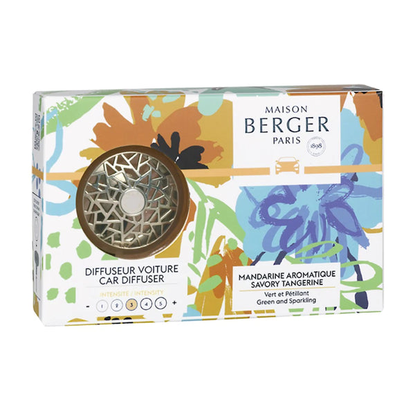 SAVORY TANGERINE Car Diffuser Kit by Maison Berger