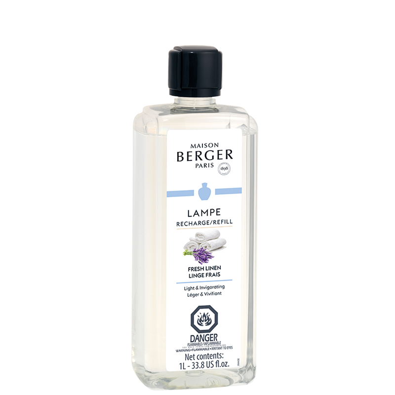Fresh Linen - Lampe Maison Berger Fragrance - 1 Litre