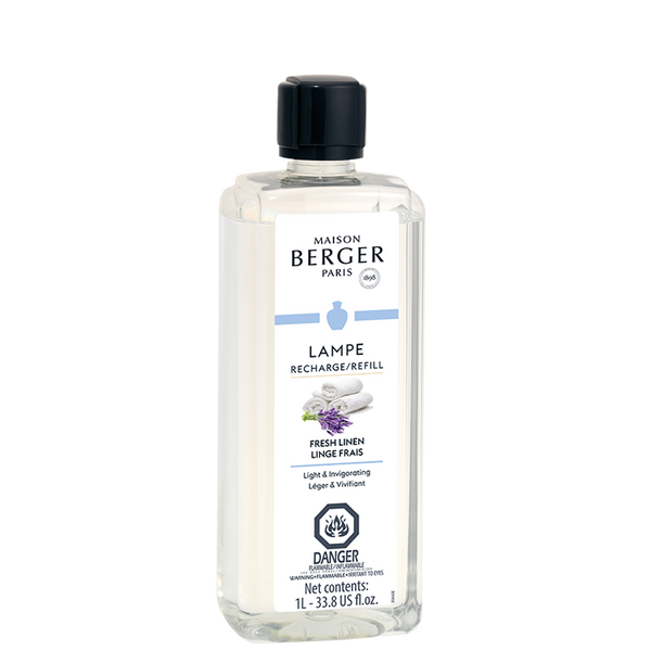 Fresh Linen - Lampe Maison Berger Fragrance - 1 Litre