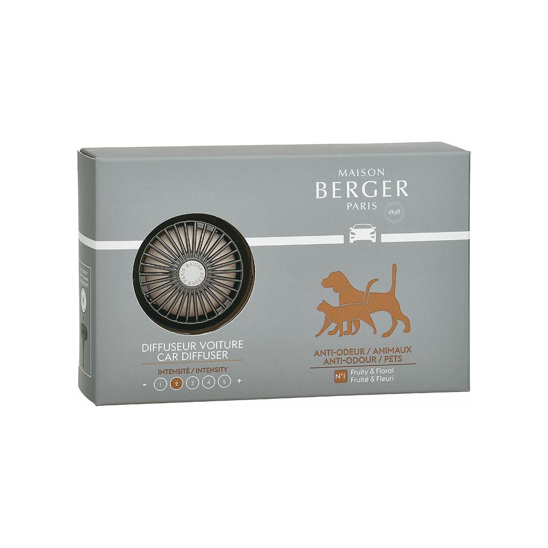 ANTI PET ODORS Car Diffuser Kit by Maison Berger - SALE