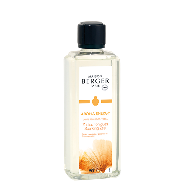 Aroma Energy Sparkling Zest - Lampe Maison Berger Fragrance - 500 Ml