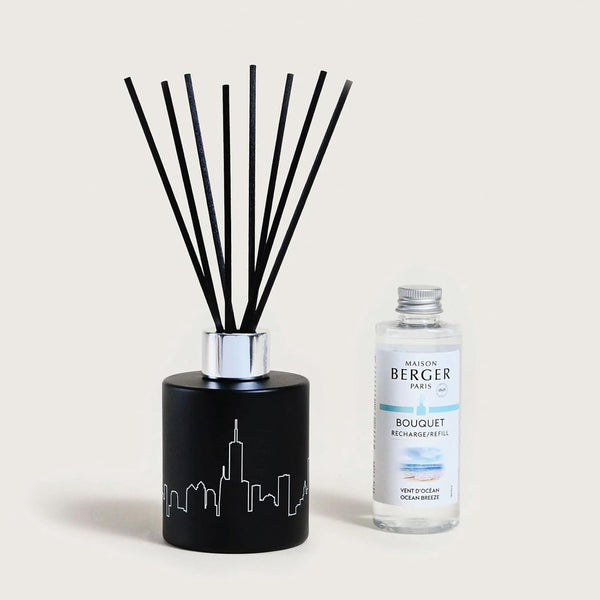 OCEAN BREEZE Cityscape Reed Bouquet Diffuser by Parfum Lampe Berger - SALE