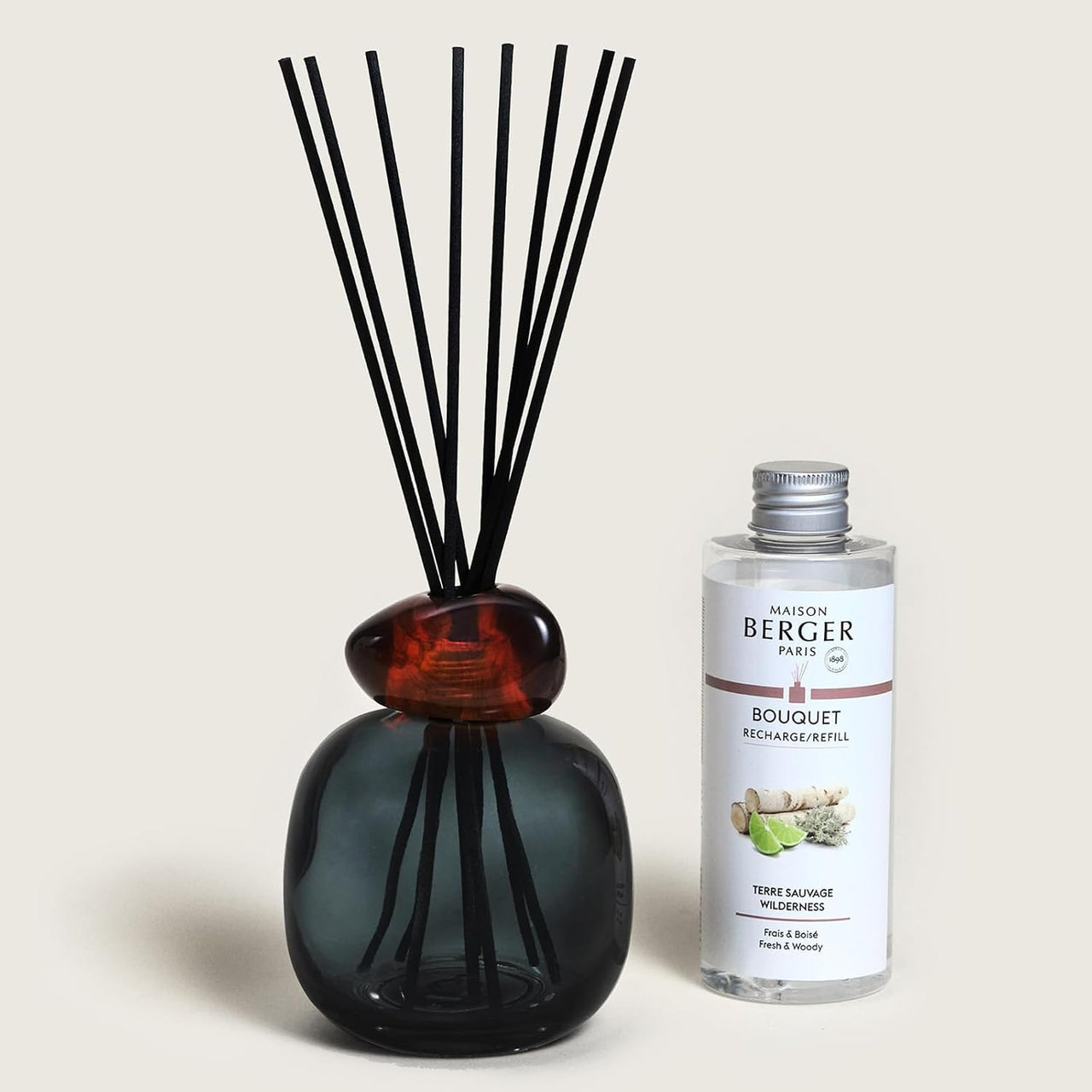 WILDERNESS Premium Mineral Reed Bouquet Diffuser by Parfum Lampe Berger - SALE