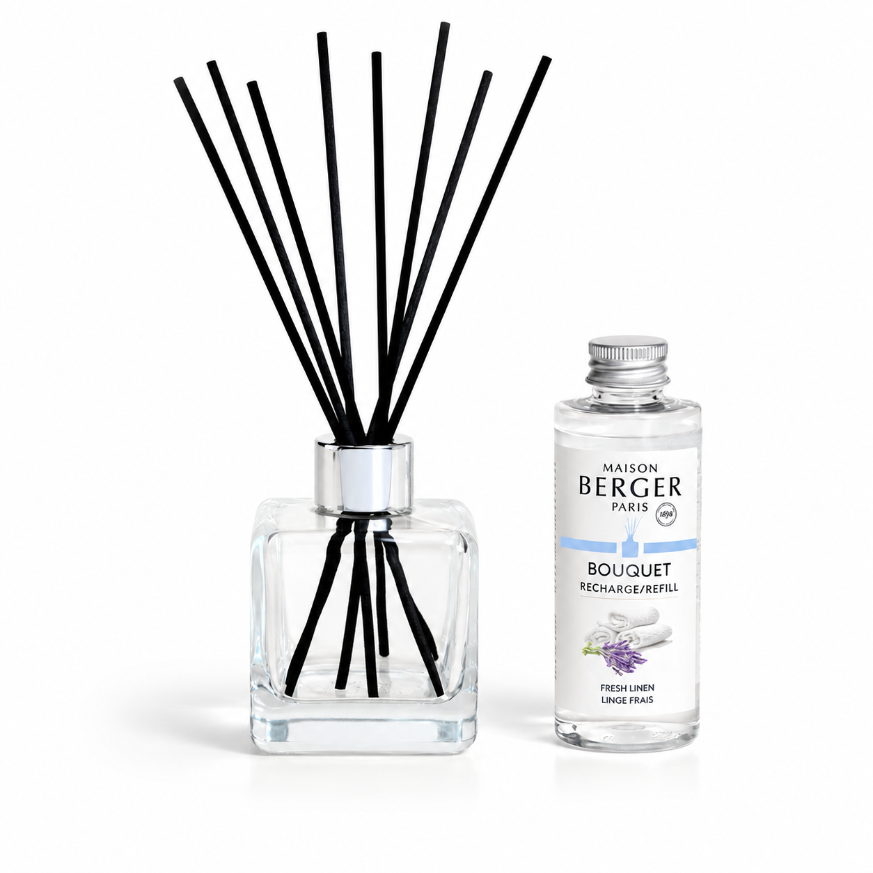 FRESH LINEN Reed Bouquet Diffuser by Parfum Lampe Berger