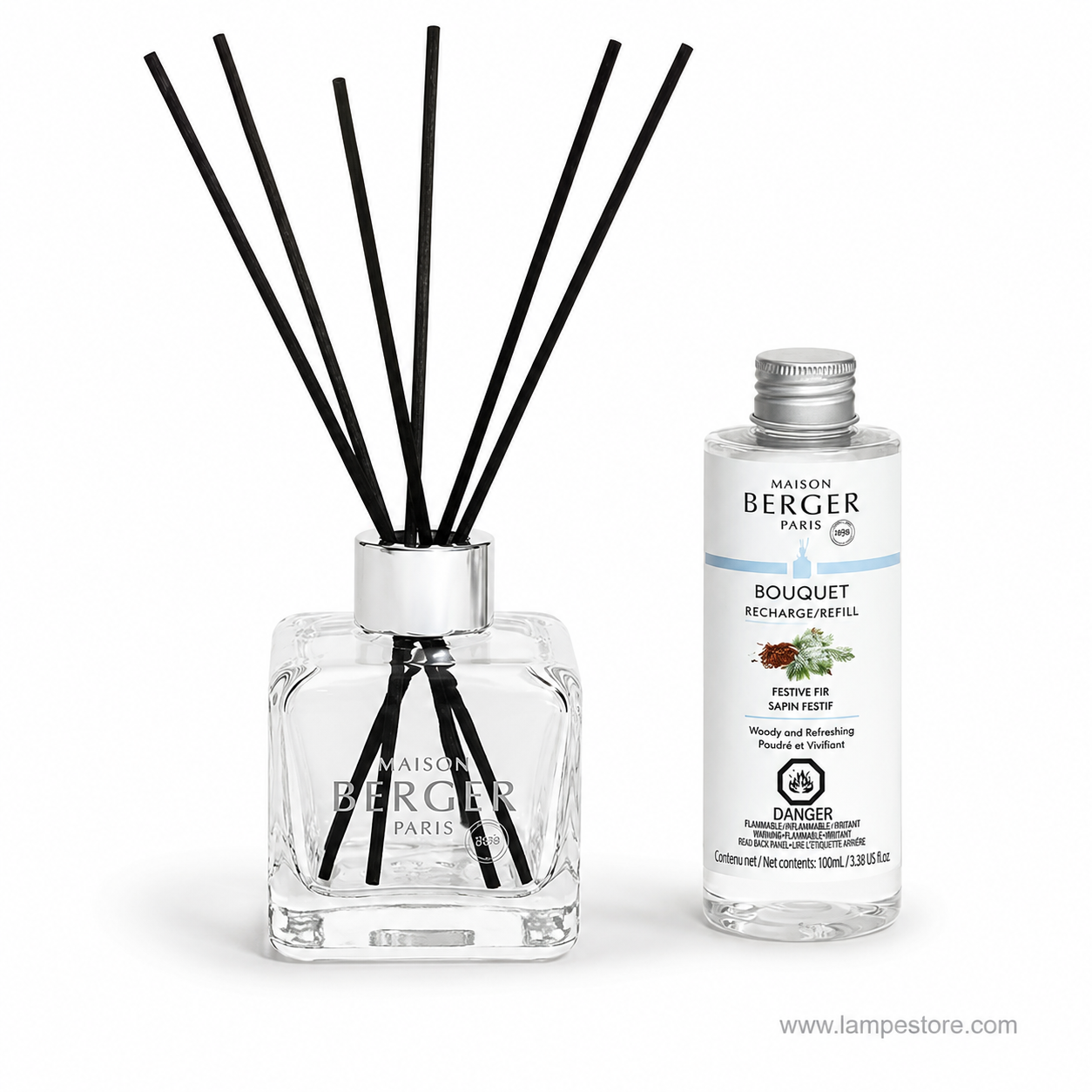 FESTIVE FIR Reed Bouquet Diffuser by Parfum Lampe Berger
