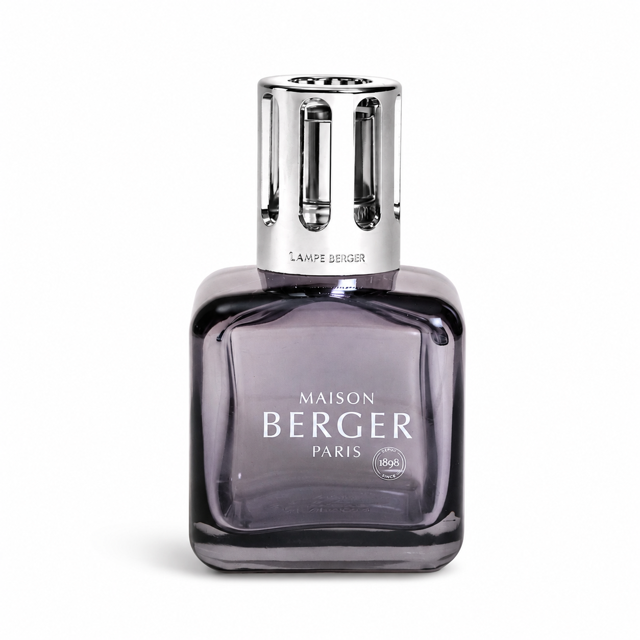 ICE CUBE Grey Lampe Gift Set By Maison Berger (Pure White Tea)