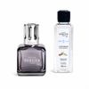 ICE CUBE Grey Lampe Gift Set By Maison Berger (Pure White Tea)