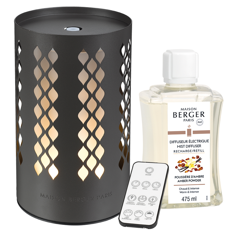 LOSANGE CERCLE - Black Mist Electronic Diffuser by Maison Parfum Berger