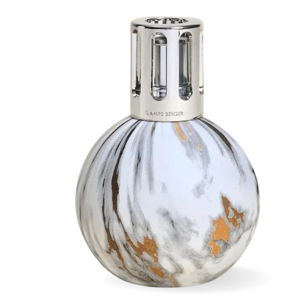 MARBLE White Round Boule Lampe By Maison Berger