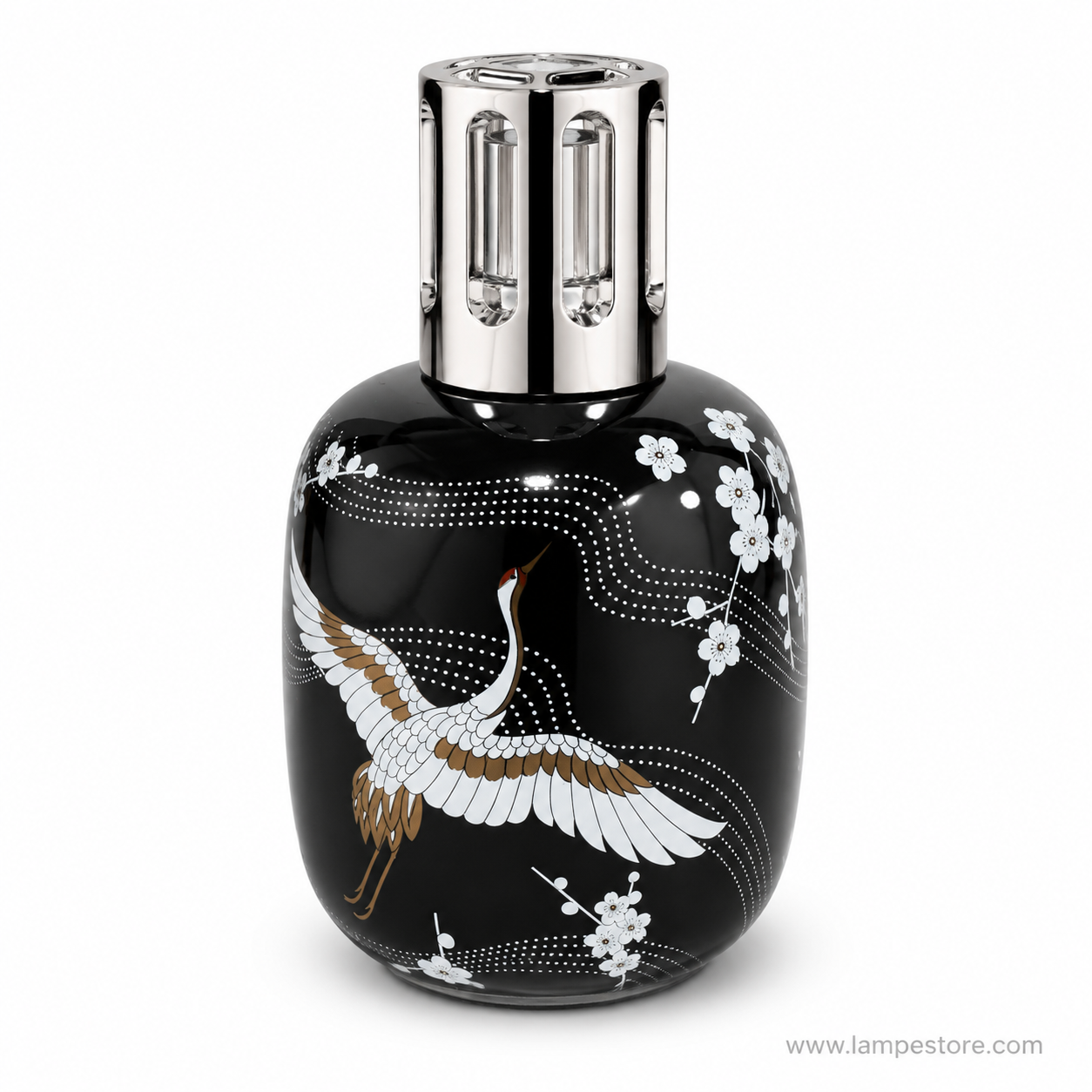 SAKURA Black Porcelain Lampe Set By Maison Berger