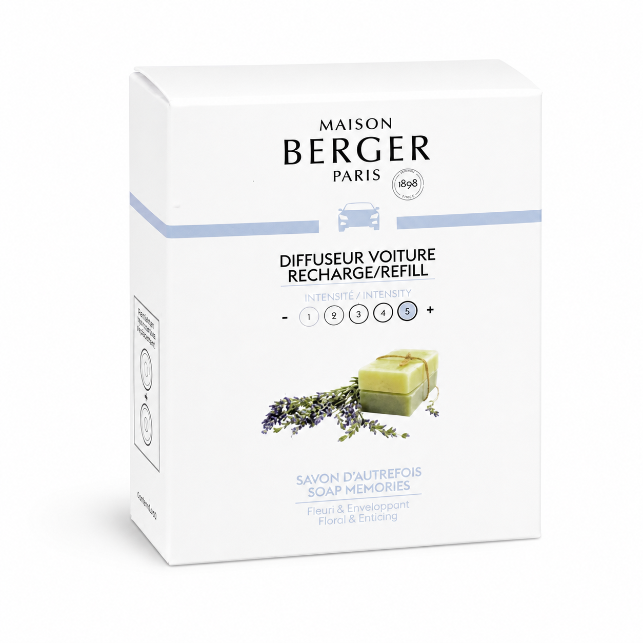 SOAP MEMORIES Car Fragrance Refill - Set of 2 Discs by Maison Berger