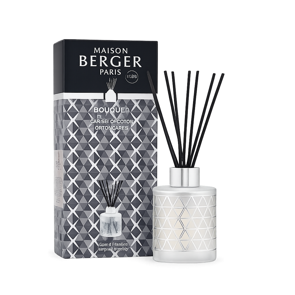 COTTON CARESS GEODE FROST Reed Bouquet by Parfum Lampe Berger - SALE