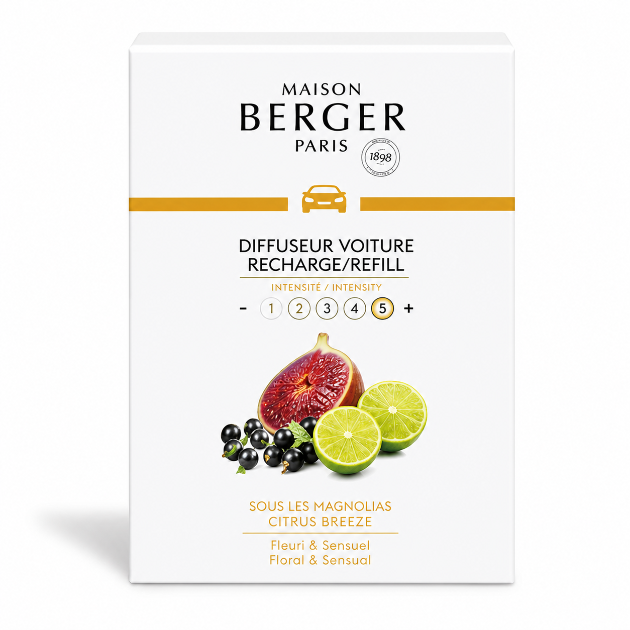 CITRUS BREEZE Car Fragrance Refill - Set of 2 Discs by Maison Berger