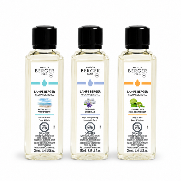 Fresh Triopack Trial Sizes - Lampe Maison Berger Fragrance -750Ml