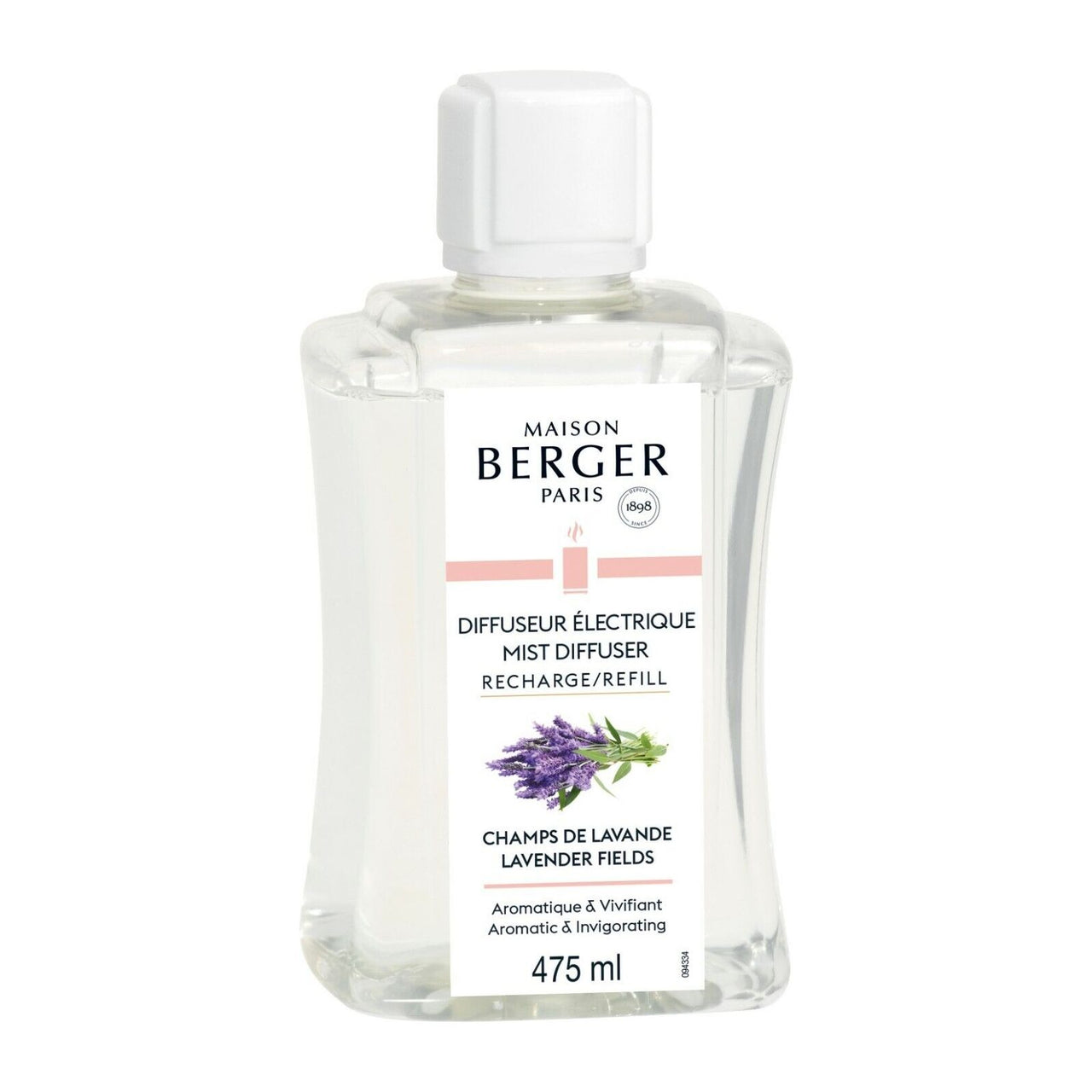 LAVENDER FIELDS Refill for Maison Berger ELECTRONIC DIFFUSER - 475Ml