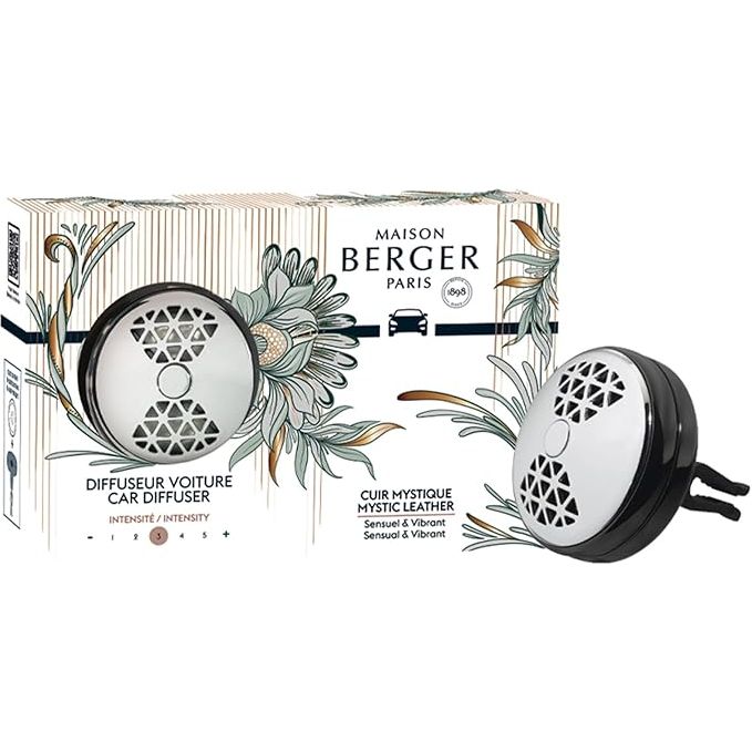 MYSTIC LEATHER Car Diffuser Kit by Maison Berger