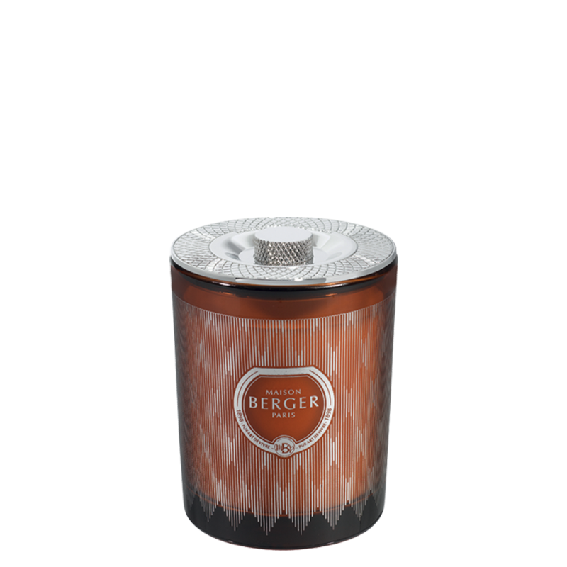MYSTIC LEATHER TAN Candle By Maison Berger