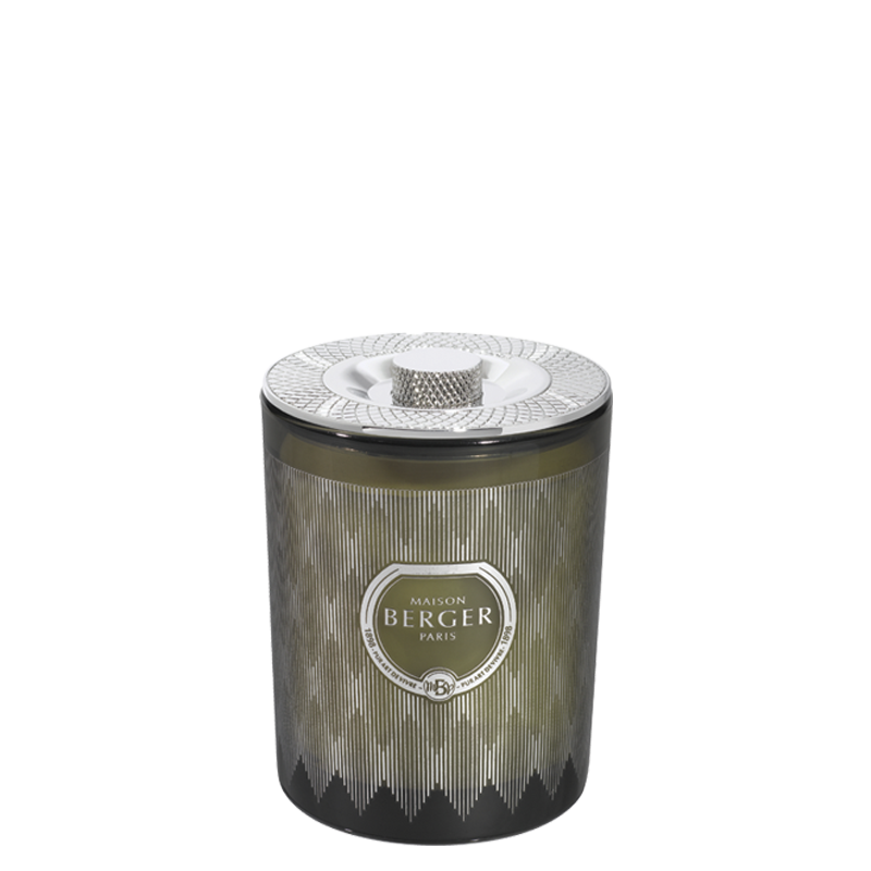 MYSTIC LEATHER GREY Candle By Maison Berger