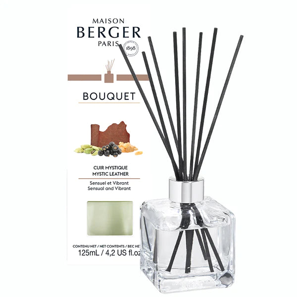 MYSTIC LEATHER Reed Bouquet Diffuser by Parfum Lampe Berger