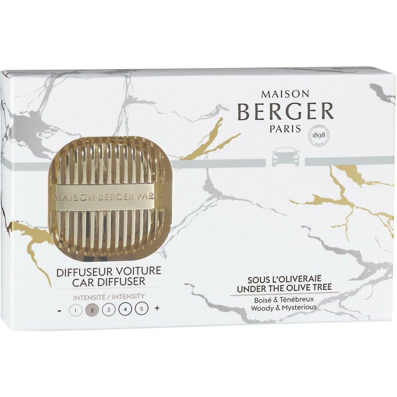UNDER THE OLIVE TREE Car Diffuser Kit by Maison Berger