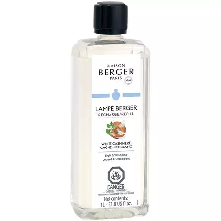 White Cashmere - Lampe Maison Berger Fragrance - 1 Litre