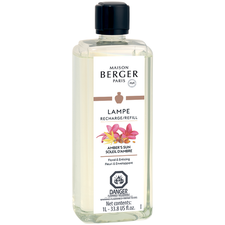 Ambers Sun Lampe Fragrance by Maison Berger 1 Litre