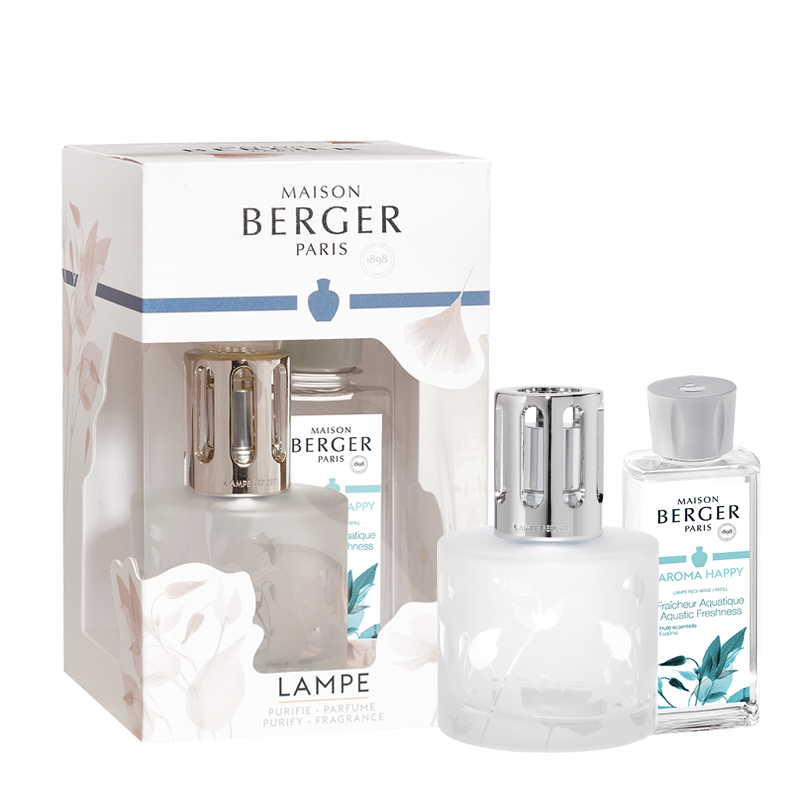 Aroma Happy Aquatic Freshness - Lampe Gift Set by Maison Berger